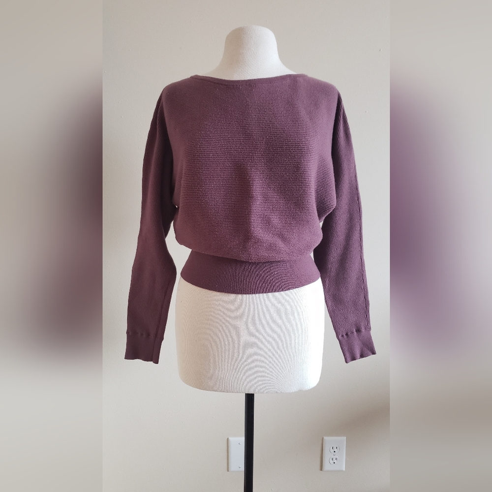 Express Crew Neck Dolman Sleeve Sweater